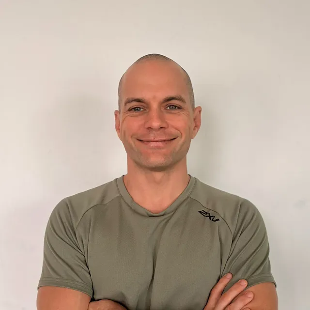 Ramy Zach, founder of Adiyoga, in the Earlwood studio